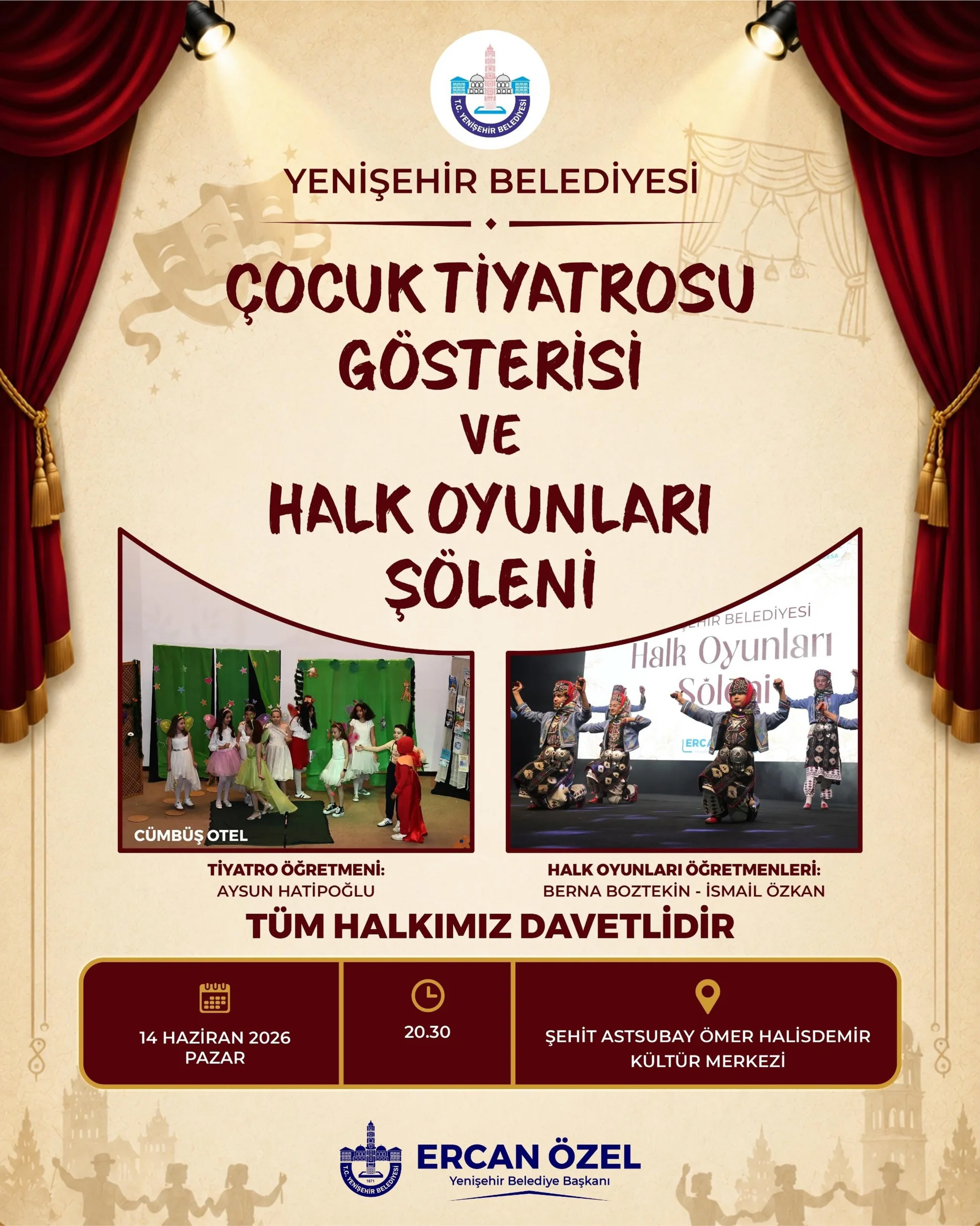 Çocuk Tiyatrosu Gösterisi ve Halk Oyunları Şöleni
