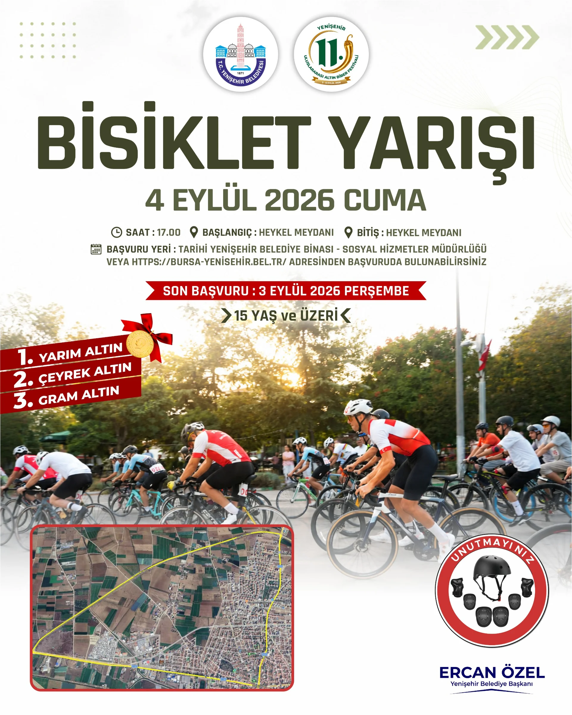11. ULUSLARARASI ALTINBİBER FESTİVALİ BİSİKLET YARIŞMASI