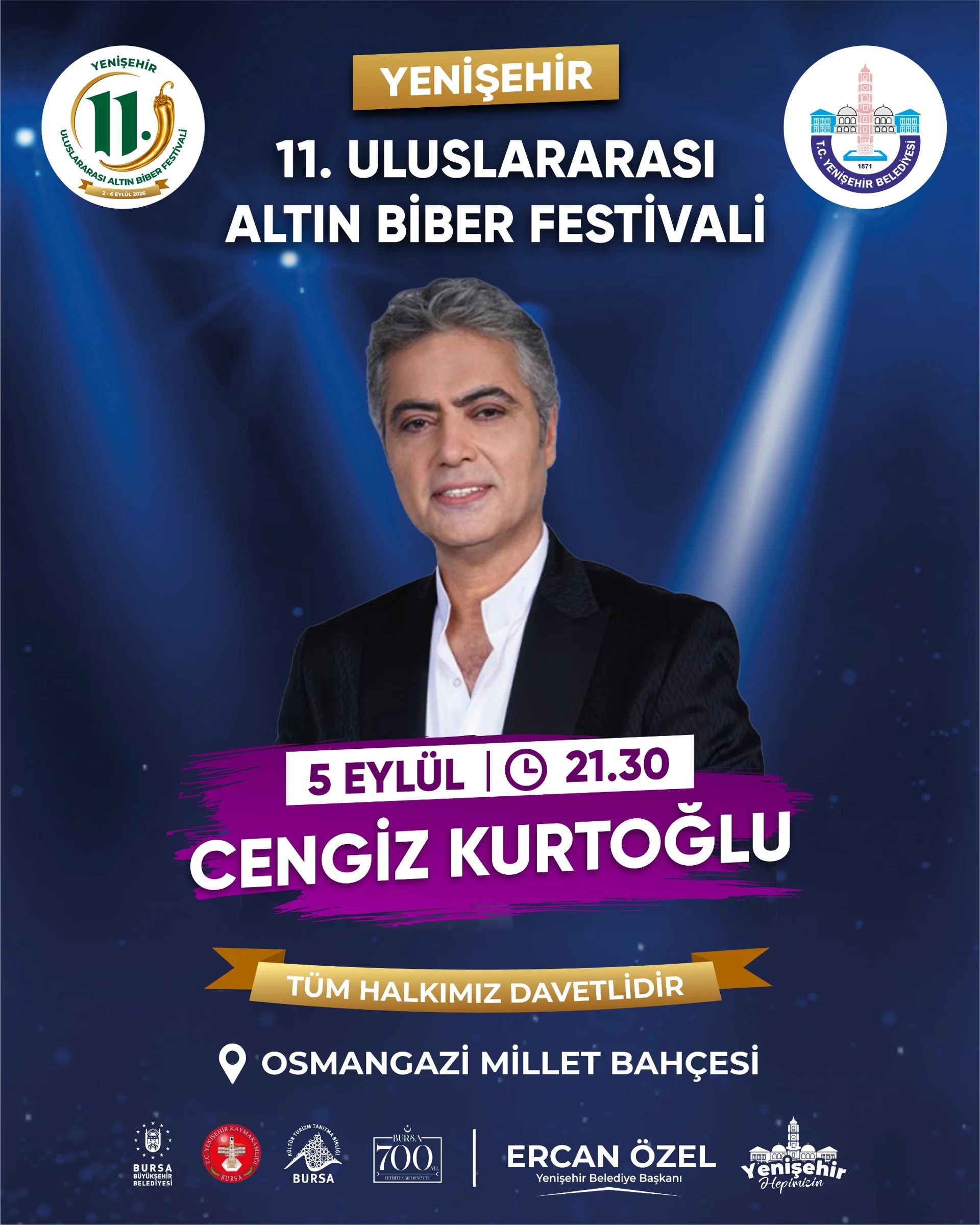 11. ULUSLARARASI ALTINBİBER FESTİVALİ CENGİZ KURTOĞLU KONSERİ